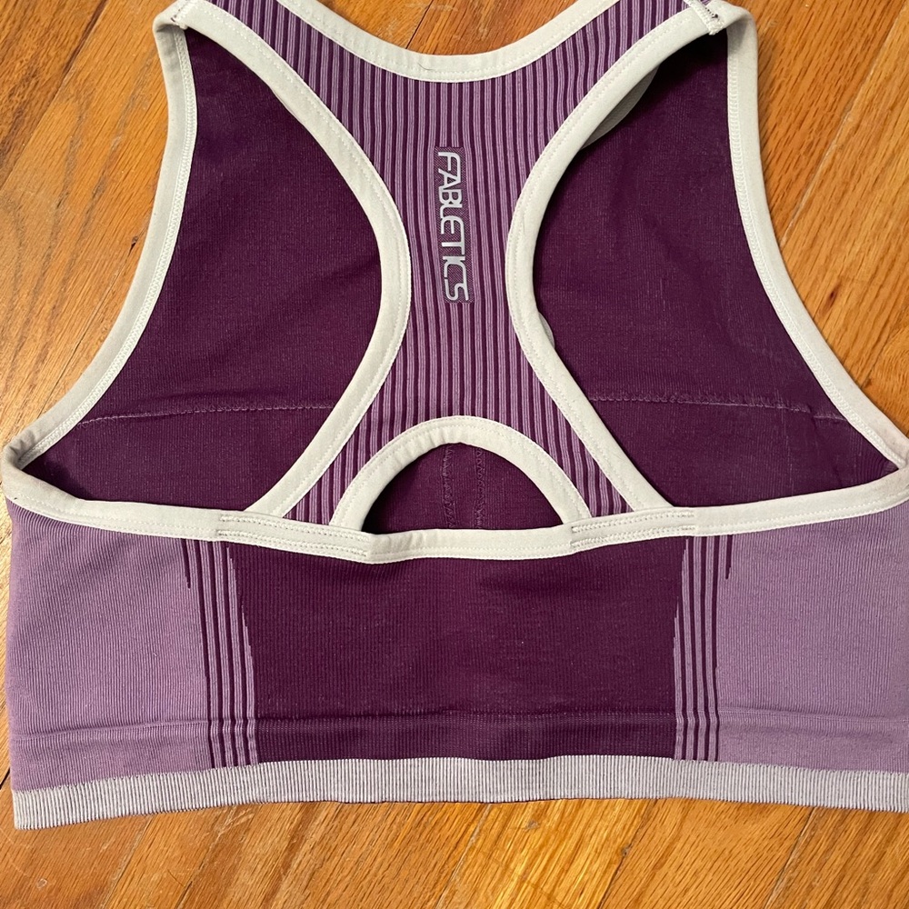 Fabletics Purple Sports Bra